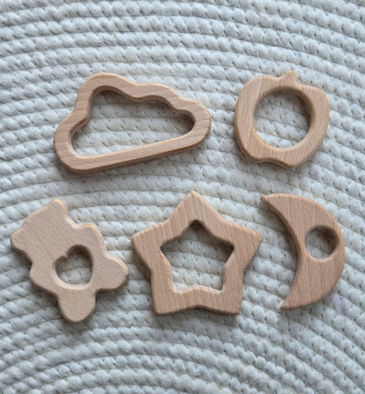 Wooden teether