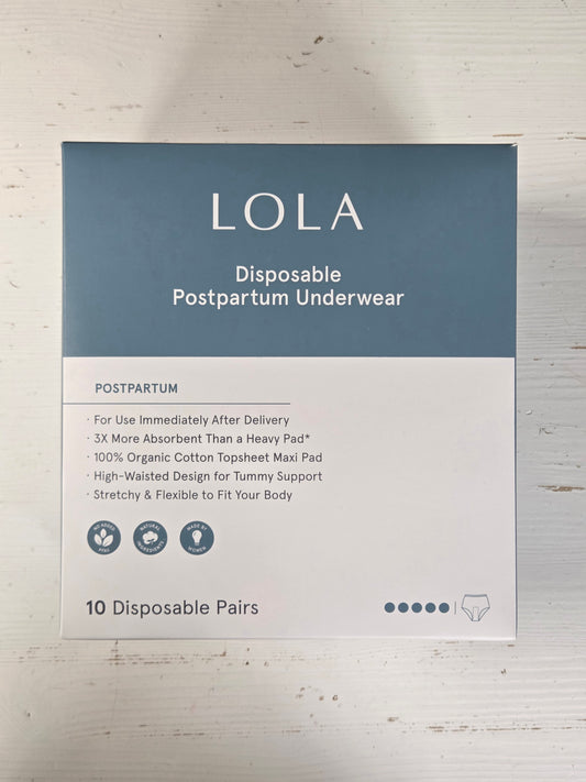 LOLA Organic Cotton Disposable Underwear